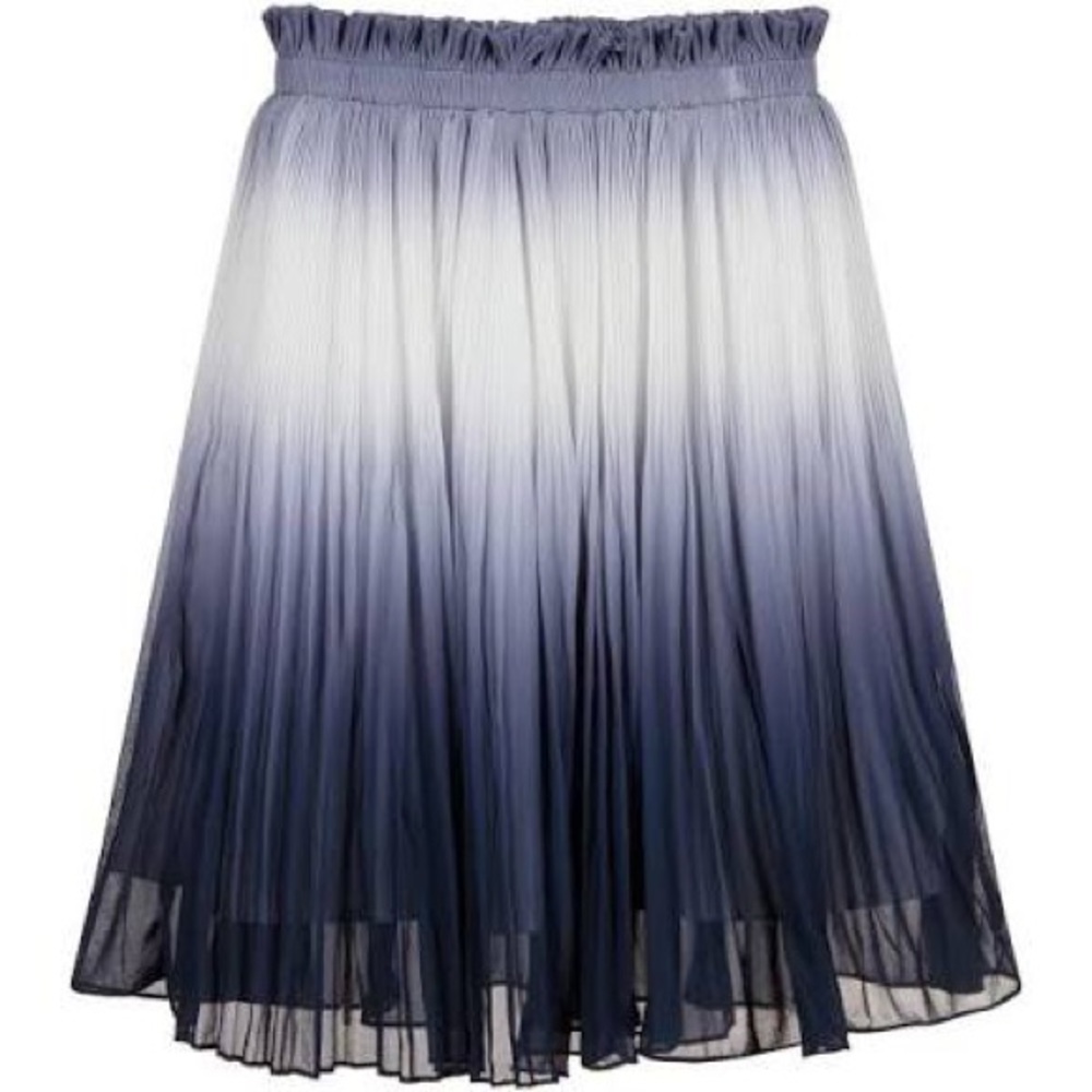 NWT- Mayoral pleated chiffon midi skirt (8)